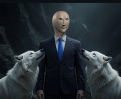 Alpha wolf Meme Man